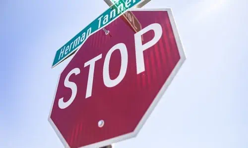 stop sign - warning sign